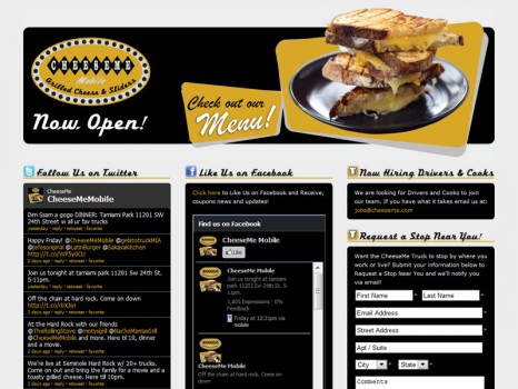 CheseMe Food Truck - Website