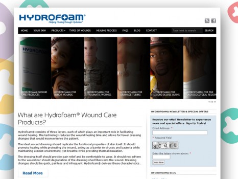 Hydrofoam - Website