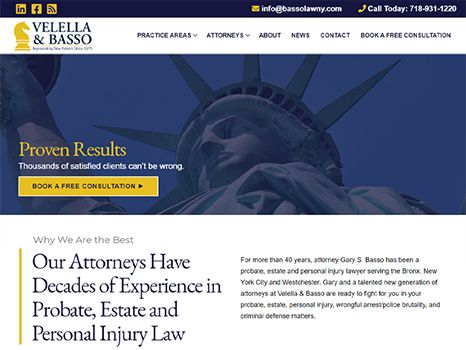Velella & Basso Attorneys at Law - Website
